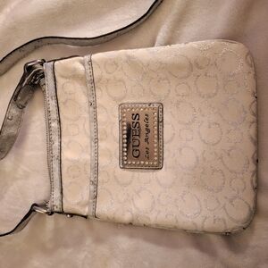 GUESS Cream Crossbody Bag